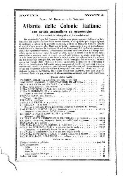 La geografia comunicazioni dell'Istituto geografico De Agostini