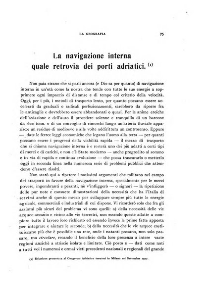 La geografia comunicazioni dell'Istituto geografico De Agostini