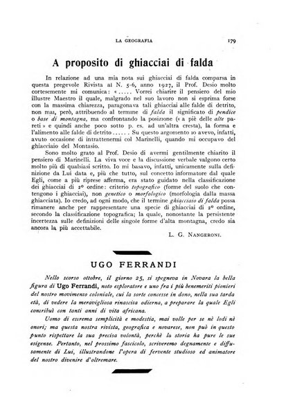 La geografia comunicazioni dell'Istituto geografico De Agostini