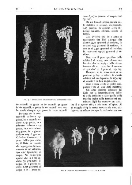 Le grotte d'Italia organo ufficiale dell'azienda autonoma di Stato delle R. Grotte demaniali di Postumia