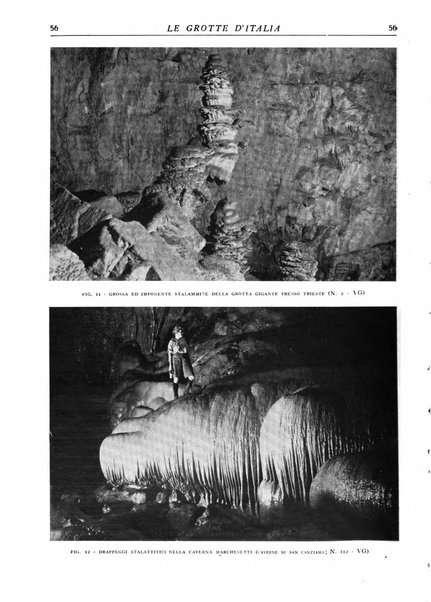 Le grotte d'Italia organo ufficiale dell'azienda autonoma di Stato delle R. Grotte demaniali di Postumia