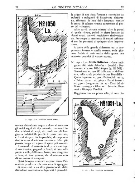 Le grotte d'Italia organo ufficiale dell'azienda autonoma di Stato delle R. Grotte demaniali di Postumia