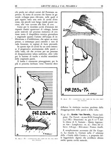 Le grotte d'Italia organo ufficiale dell'azienda autonoma di Stato delle R. Grotte demaniali di Postumia