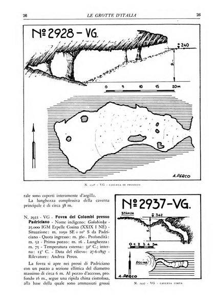 Le grotte d'Italia organo ufficiale dell'azienda autonoma di Stato delle R. Grotte demaniali di Postumia