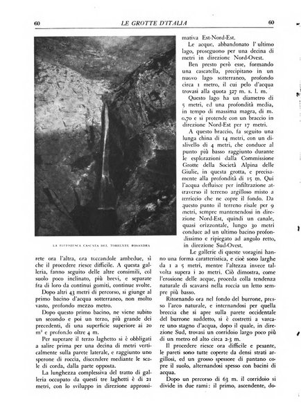 Le grotte d'Italia organo ufficiale dell'azienda autonoma di Stato delle R. Grotte demaniali di Postumia