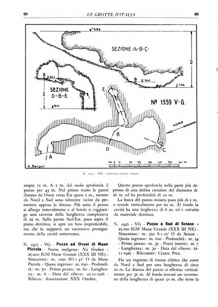 Le grotte d'Italia organo ufficiale dell'azienda autonoma di Stato delle R. Grotte demaniali di Postumia