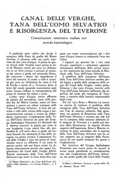 Le grotte d'Italia organo ufficiale dell'azienda autonoma di Stato delle R. Grotte demaniali di Postumia