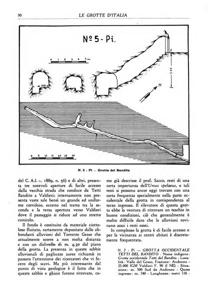 Le grotte d'Italia organo ufficiale dell'azienda autonoma di Stato delle R. Grotte demaniali di Postumia