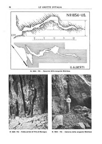 Le grotte d'Italia organo ufficiale dell'azienda autonoma di Stato delle R. Grotte demaniali di Postumia