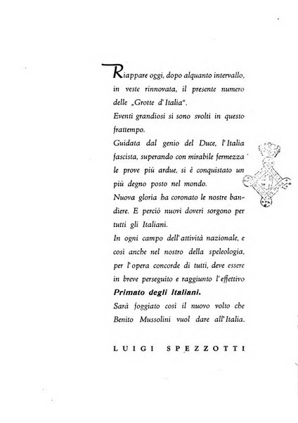 Le grotte d'Italia organo ufficiale dell'azienda autonoma di Stato delle R. Grotte demaniali di Postumia