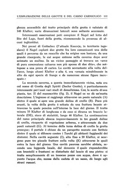 Le grotte d'Italia organo ufficiale dell'azienda autonoma di Stato delle R. Grotte demaniali di Postumia