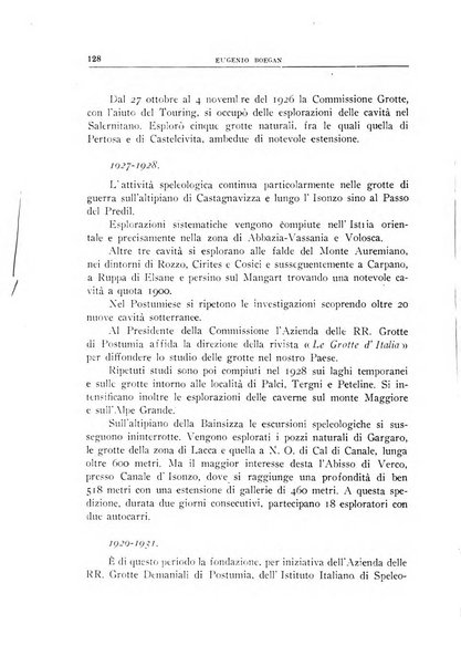 Le grotte d'Italia organo ufficiale dell'azienda autonoma di Stato delle R. Grotte demaniali di Postumia