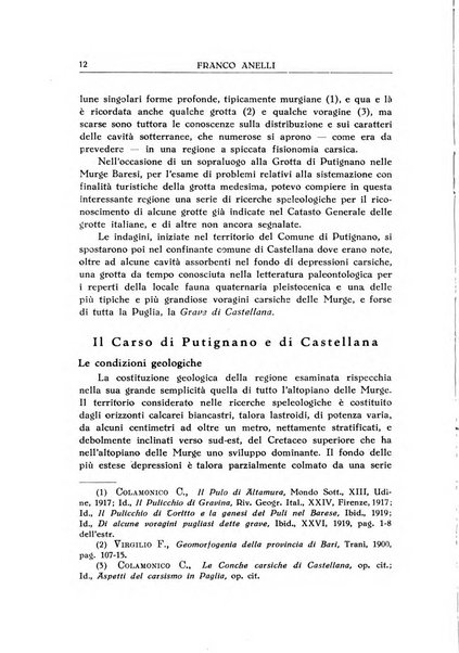 Le grotte d'Italia organo ufficiale dell'azienda autonoma di Stato delle R. Grotte demaniali di Postumia