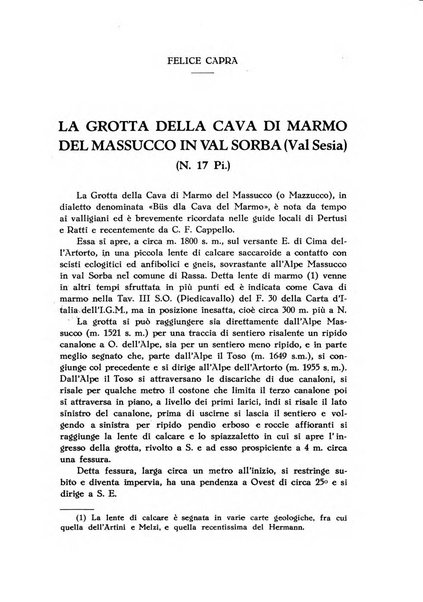 Le grotte d'Italia organo ufficiale dell'azienda autonoma di Stato delle R. Grotte demaniali di Postumia