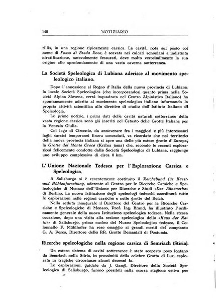 Le grotte d'Italia organo ufficiale dell'azienda autonoma di Stato delle R. Grotte demaniali di Postumia