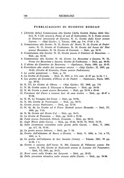 Le grotte d'Italia organo ufficiale dell'azienda autonoma di Stato delle R. Grotte demaniali di Postumia