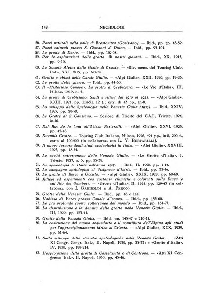 Le grotte d'Italia organo ufficiale dell'azienda autonoma di Stato delle R. Grotte demaniali di Postumia