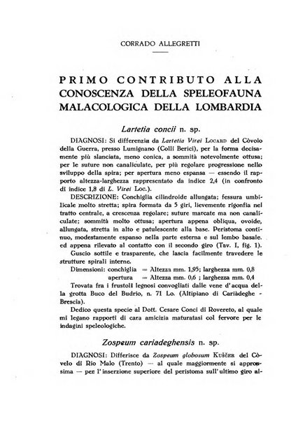 Le grotte d'Italia organo ufficiale dell'azienda autonoma di Stato delle R. Grotte demaniali di Postumia