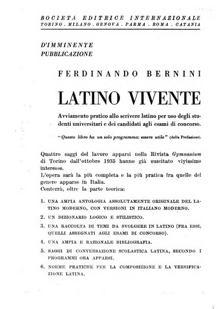 Gymnasium rivista didattico-letteraria per le scuole medie