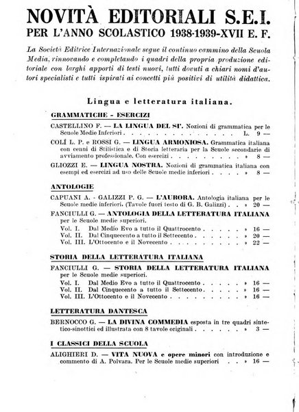 Gymnasium rivista didattico-letteraria per le scuole medie