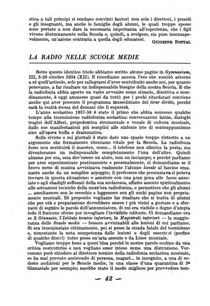 Gymnasium rivista didattico-letteraria per le scuole medie