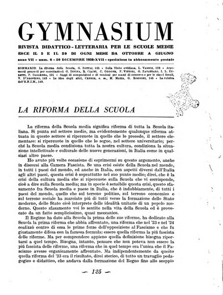 Gymnasium rivista didattico-letteraria per le scuole medie