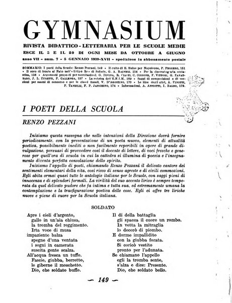 Gymnasium rivista didattico-letteraria per le scuole medie