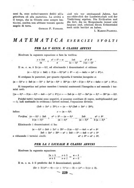 Gymnasium rivista didattico-letteraria per le scuole medie