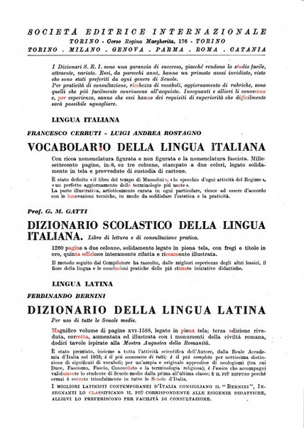 Gymnasium rivista didattico-letteraria per le scuole medie