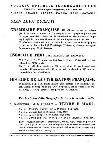 Gymnasium rivista didattico-letteraria per le scuole medie