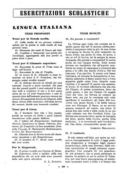 Gymnasium rivista didattico-letteraria per le scuole medie