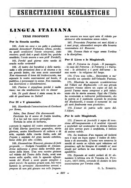 Gymnasium rivista didattico-letteraria per le scuole medie