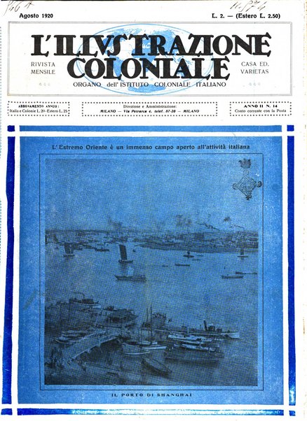 L'illustrazione coloniale rivista mensile sotto gli auspicii dell'Istituto coloniale italiano