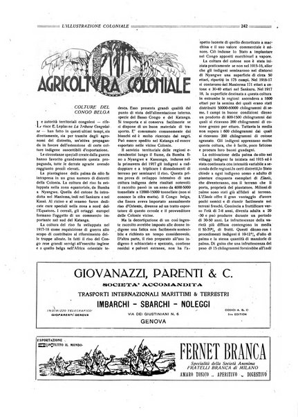 L'illustrazione coloniale rivista mensile sotto gli auspicii dell'Istituto coloniale italiano