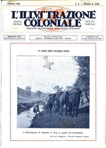 L'illustrazione coloniale rivista mensile sotto gli auspicii dell'Istituto coloniale italiano