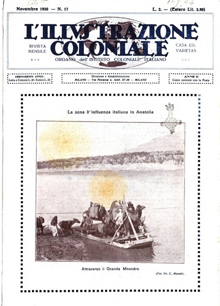 L'illustrazione coloniale rivista mensile sotto gli auspicii dell'Istituto coloniale italiano