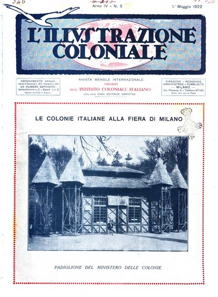 L'illustrazione coloniale rivista mensile sotto gli auspicii dell'Istituto coloniale italiano