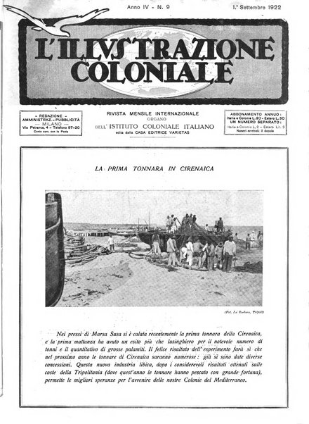 L'illustrazione coloniale rivista mensile sotto gli auspicii dell'Istituto coloniale italiano