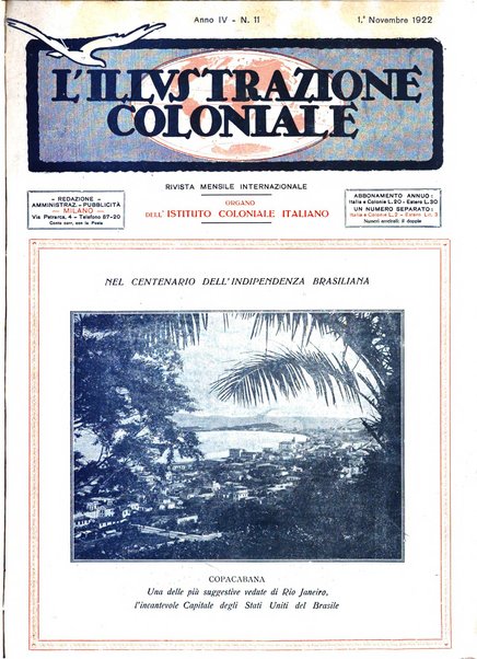 L'illustrazione coloniale rivista mensile sotto gli auspicii dell'Istituto coloniale italiano