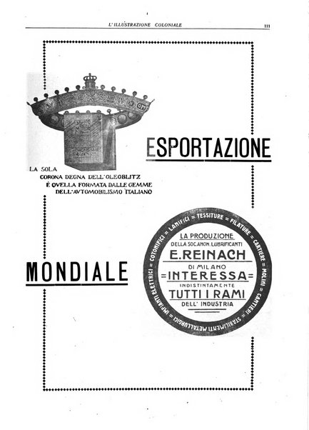 L'illustrazione coloniale rivista mensile sotto gli auspicii dell'Istituto coloniale italiano