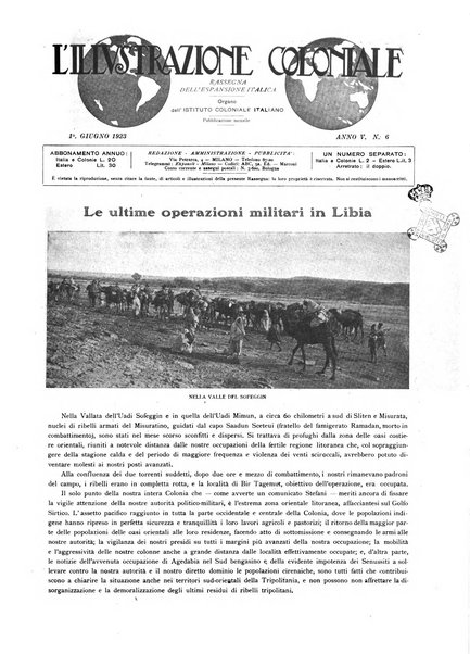 L'illustrazione coloniale rivista mensile sotto gli auspicii dell'Istituto coloniale italiano