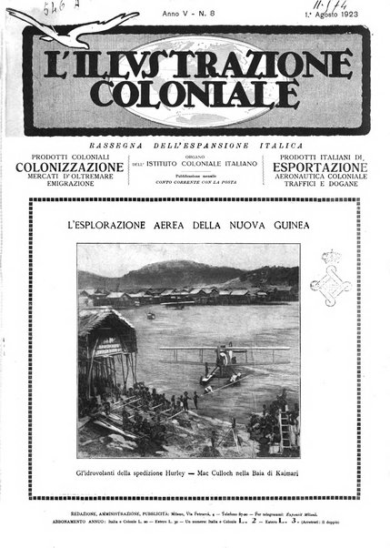 L'illustrazione coloniale rivista mensile sotto gli auspicii dell'Istituto coloniale italiano