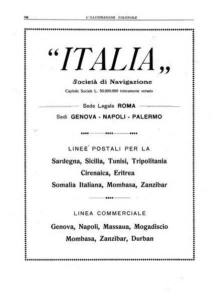 L'illustrazione coloniale rivista mensile sotto gli auspicii dell'Istituto coloniale italiano