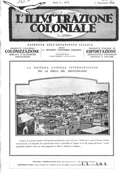 L'illustrazione coloniale rivista mensile sotto gli auspicii dell'Istituto coloniale italiano