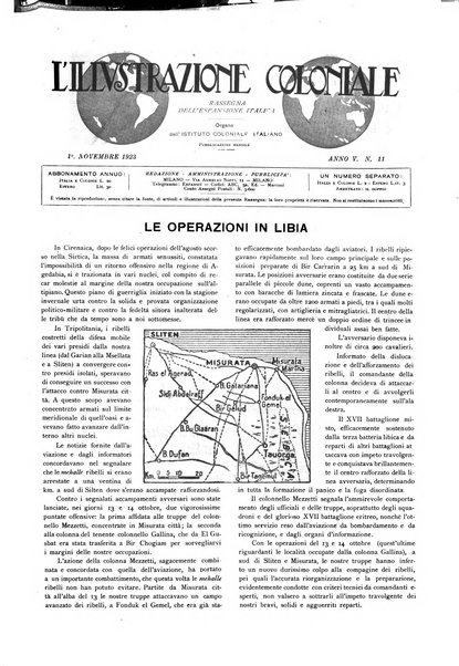 L'illustrazione coloniale rivista mensile sotto gli auspicii dell'Istituto coloniale italiano