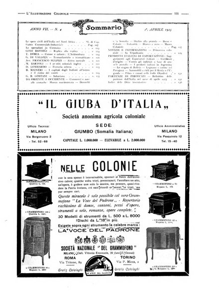 L'illustrazione coloniale rivista mensile sotto gli auspicii dell'Istituto coloniale italiano