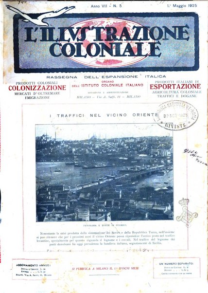 L'illustrazione coloniale rivista mensile sotto gli auspicii dell'Istituto coloniale italiano