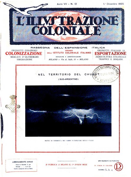 L'illustrazione coloniale rivista mensile sotto gli auspicii dell'Istituto coloniale italiano