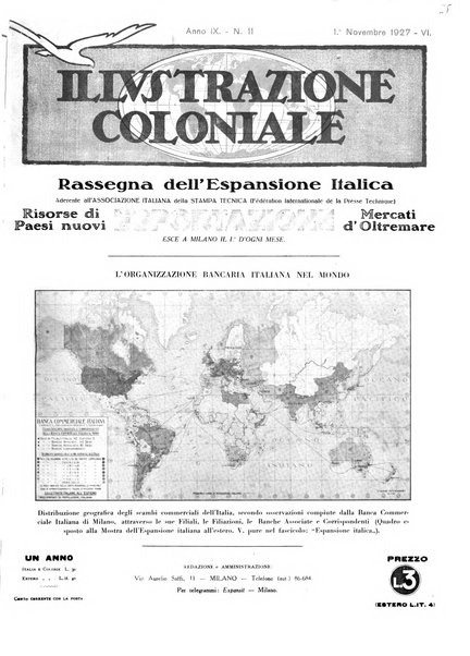 L'illustrazione coloniale rivista mensile sotto gli auspicii dell'Istituto coloniale italiano