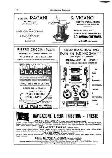 L'illustrazione coloniale rivista mensile sotto gli auspicii dell'Istituto coloniale italiano